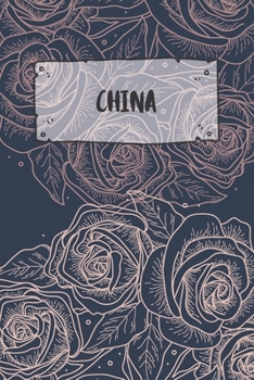 China: Ruled Travel Diary Notebook or Journey  Journal - Lined Trip Pocketbook for Men and Women with Lines