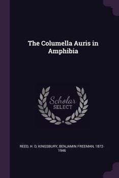 Paperback The Columella Auris in Amphibia Book