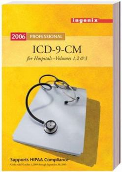 Paperback ICD-9-CM Professional for Hospitals, Vols 1, 2 & 3 - 2006 (Compact) Book