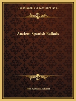 Paperback Ancient Spanish Ballads Book
