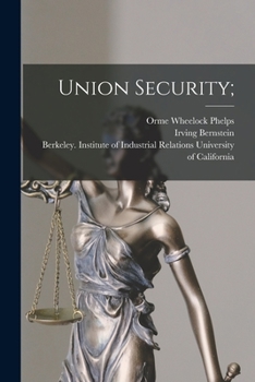 Paperback Union Security; Book
