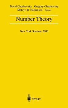 Paperback Number Theory: New York Seminar 2003 Book
