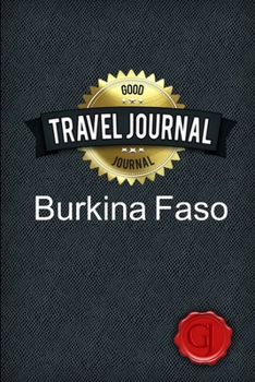 Paperback Travel Journal Burkina Faso Book