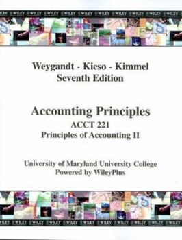 Paperback Accounting Principles, Acct 221 Principles of Accounting II Book