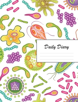 Daily Diary: Blank 2020 Journal Entry Writing Paper for Each Day of the Year | Science Biology Bacteria Virus Pattern | January 20 - December 20 | 366 ... Your Life, Set Goals & Get Things Done