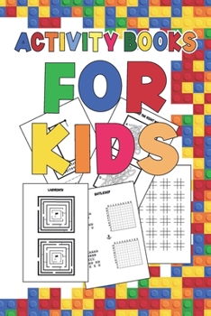 Paperback Activity Books for kids: BIG ACTIVITY BOOK with Solutions for kids, Tracing Game, Find the single one, Four in a row, Tic Tac Toe, Hangman, Dot Book
