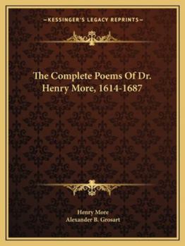 Paperback The Complete Poems Of Dr. Henry More, 1614-1687 Book