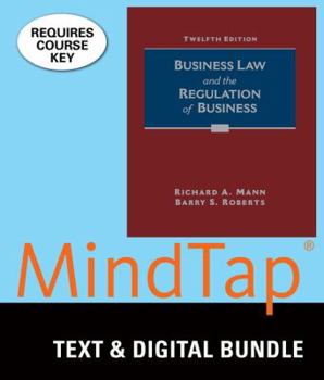 Product Bundle Bundle: Business Law and the Regulation of Business, Loose-Leaf Version, 12th + LMS Integrated for MindTap Business Law, 1 term (6 months) Printed Access Card Book
