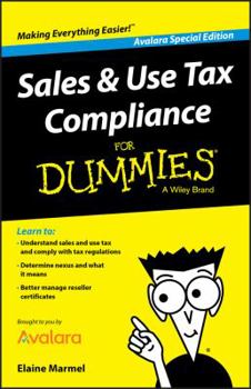 Paperback Sales and Use Tax Compliance for Dummies Book