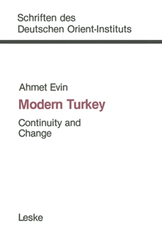 Paperback Modern Turkey: Continuity and Change [German] Book