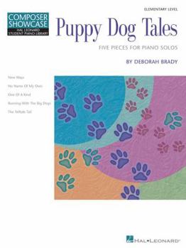 Paperback Puppy Dog Tales: Elementary Level: Five Pieces for Solo Piano Book