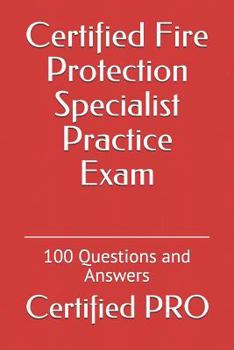 Paperback Certified Fire Protection Specialist Practice Exam Book