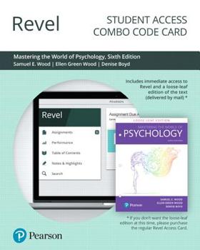 Printed Access Code Revel for Mastering the World of Psychology: A Scientist-Practitioner Approach -- Combo Access Card Book