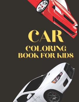 Paperback Car colorinng book for kids Book