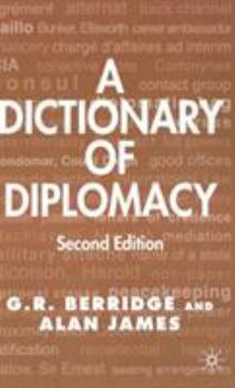 Hardcover A Dictionary of Diplomacy Book
