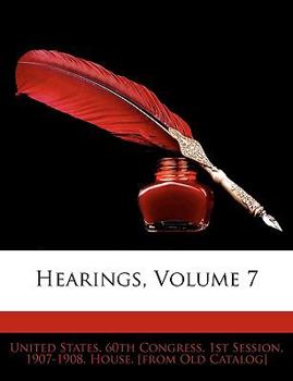 Paperback Hearings, Volume 7 Book