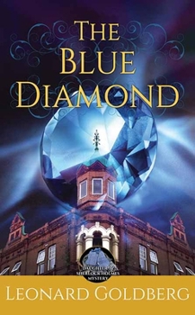 Library Binding The Blue Diamond: A Daughter of Sherlock Holmes Mystery [Large Print] Book