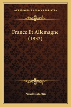Paperback France Et Allemagne (1832) [French] Book