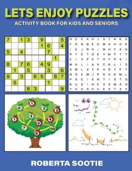 Let's Enjoy Puzzles: Activity book for kids and seniors