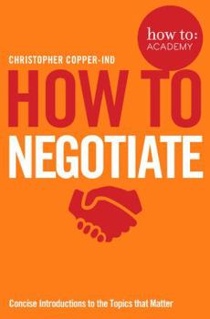 Paperback How To Negotiate Book