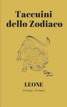 Paperback Taccuini dello Zodiaco: Leone [Italian] Book