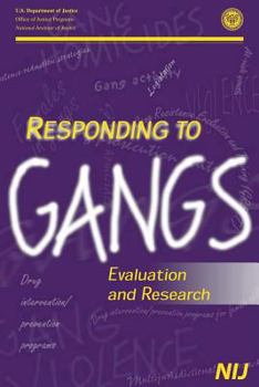 Paperback Responding to Gangs: Evaluation and Research Book