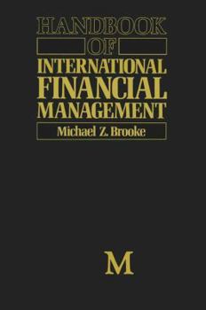 Paperback Handbook of International Financial Management Book