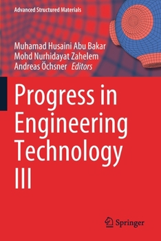 Paperback Progress in Engineering Technology III Book