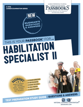 Paperback Habilitation Specialist II (C-4752): Passbooks Study Guide Volume 4752 Book