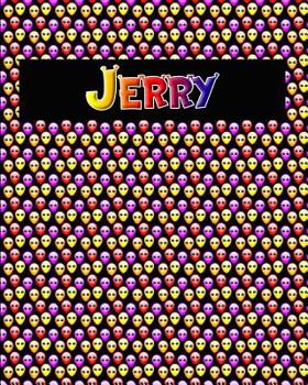 Paperback 120 Page Handwriting Practice Book with Colorful Alien Cover Jerry: Primary Grades Handwriting Book