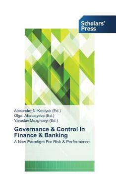 Paperback Governance & Control In Finance & Banking Book