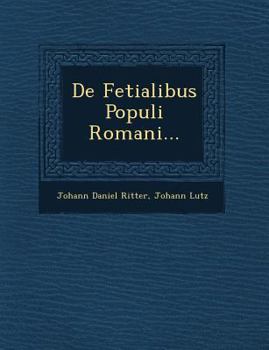 Paperback de Fetialibus Populi Romani... Book