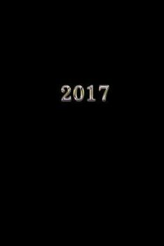 Paperback 2017: Kalender/Dato bog: 1 uge p? 2 sider, Format 6" x 9" (15,2 cm x 22,9 cm), D?kke sort [Danish] Book