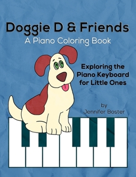 Paperback Doggie D & Friends: A Piano Coloring Book