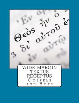 Paperback Wide-Margin Textus Receptus Book