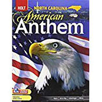 Hardcover Holt American Anthem: Student Edition Grades 9-12 2008 Book