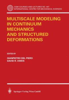 Paperback Multiscale Modeling in Continuum Mechanics and Structured Deformations Book