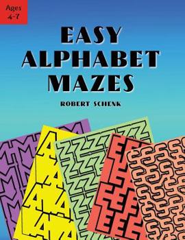 Paperback Easy Alphabet Mazes Book