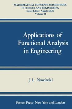 Paperback Applications of Functional Analysis in Engineering Book