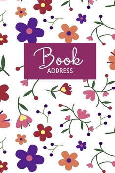 Paperback Address Book: Contact Telephone Address Book with Tabs - Personal Address Book for Women, Men, and Seniors - Modern Design Book