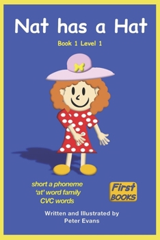 Paperback Nat has a Hat: Book 1 Level 1 Book