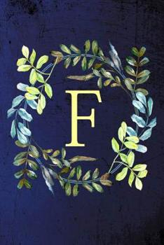 Paperback F: Monogram Letter F Notebook Book