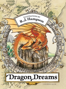 Hardcover Dragon Dreams Coloring Book