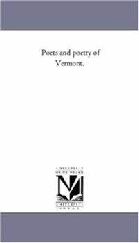 Paperback Poets and Poetry of Vermont. Book