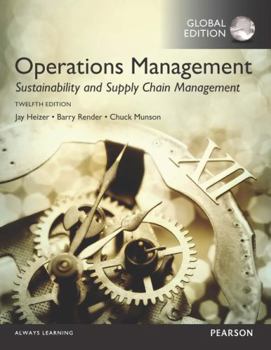 Paperback Operations Management: Sustainability and Supply Chain Management, Global Edition Book