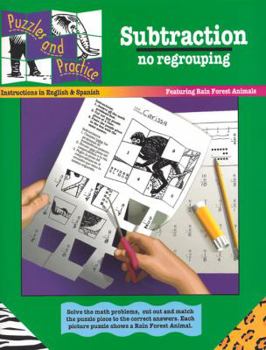 Paperback Subtraction, No Regrouping Book