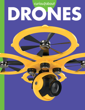 Paperback Curious about Drones Book