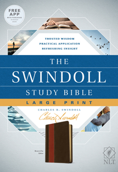 Imitation Leather The Swindoll Study Bible NLT, Large Print Book
