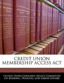 Paperback Credit Union Membership Access ACT Book