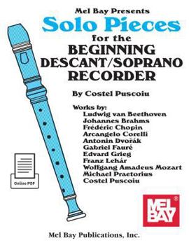 Paperback Solo Pieces for the Beginning Descant/Soprano Recorder Book